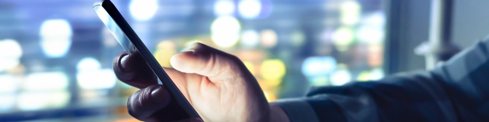 person holding a phone